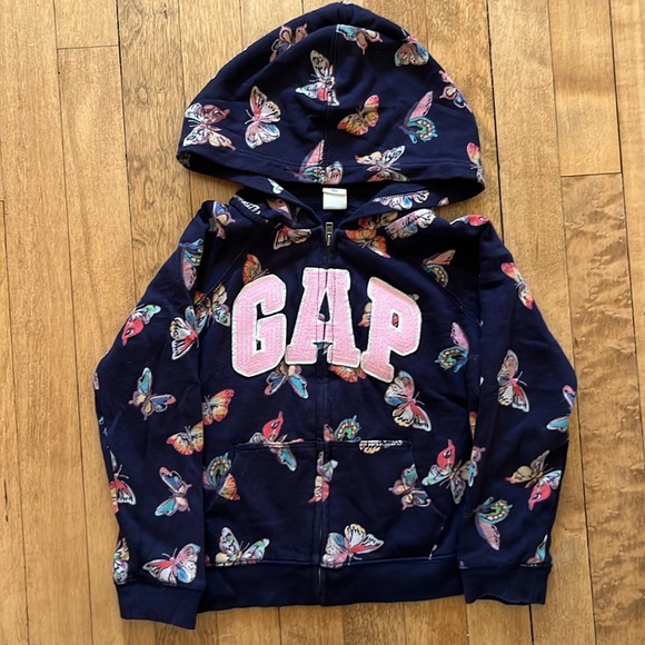 GAP Butterfly Zip Up Hoodie, 5 - Picture 1 of 6